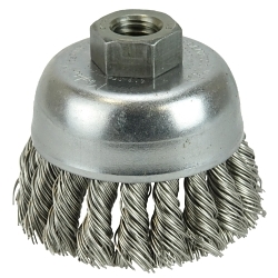 2-3/4IN KNOT CUP .020 SS 1/2-13 NUT