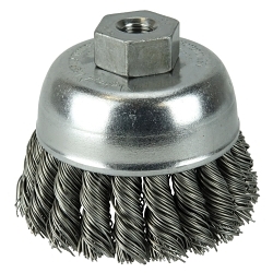 2-3/4IN KNOT CUP .020 STL 3/8-24 NUT