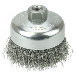 4IN CRIMP CUP .0118 STL 5/8-11