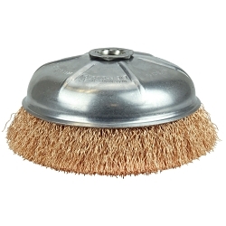 6IN CRIMP CUP .020 BRZ 5/8-11 NUT