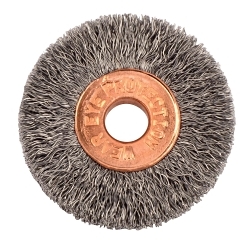 1-1/4IN CRIMP WHEEL .006 SS 1/4 AH