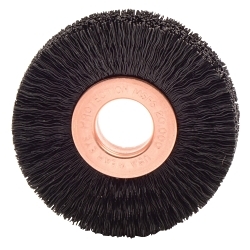 2IN NYLON WHEEL .010 BLK 1/2 AH