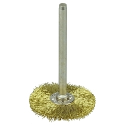 1IN MINI WHEEL .005 BRASS 1/8IN STEM