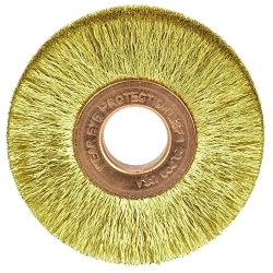2IN CRIMP WHEEL .005 BRASS 1/2IN AH