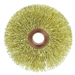 3IN CRIMP WHEEL .014 BRASS 1/2IN AH