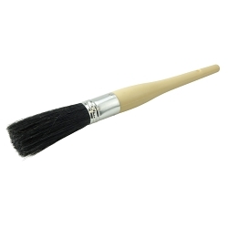 #8 OVAL SASH BRUSH BLK 3IN TRIM FOAM