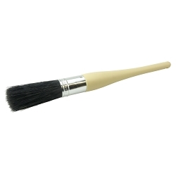 #10 OVAL SASH BRUSH BLK 3IN TRIM FOAM
