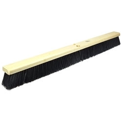 36IN MEDSWEEP BLKPOLY WBRACE