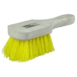 8IN UTILSCRUB YELPOLY SHORTHNDL WOOD