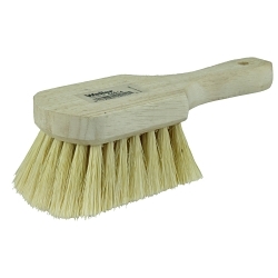 8IN UTILSCRUB WHITETAMP SHORTHNDL WOOD