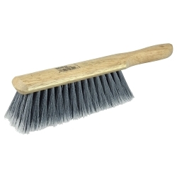 8IN DUSTER FLAG SILVERPOLY FINE