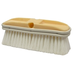 9-1/2IN TRUCKBRUSH FLAGWHITEPOLY