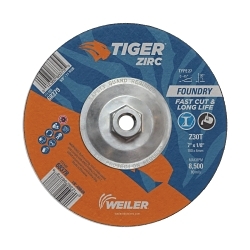 7IN TIGER ZIRC T27 GRIND Z30T 5/8-11