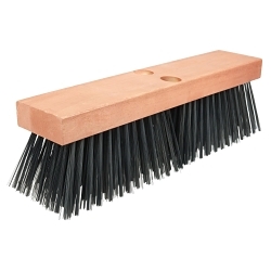 16IN ROUND WIRE STREET BROOM