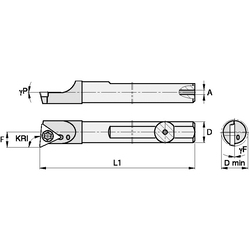 CARB SHK BORING BAR COOLANT WG