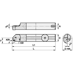 CARB SHK PROFILING BORING BAR WG