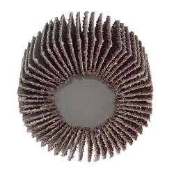 2-1/2X1X40AO FLAP WHEEL 1/4IN STEM