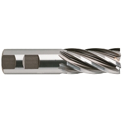 E2042 3/4" 6FL CC COBALT TIN CTD END MILL