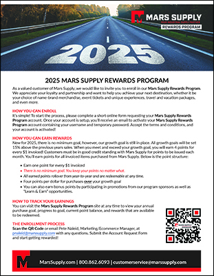 Mars Supply Reward Program Overview 2025