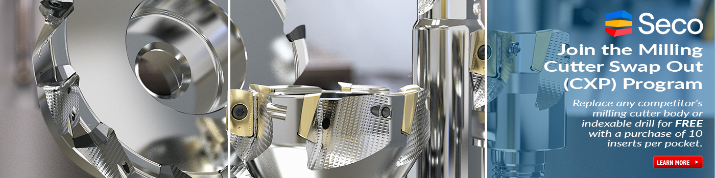 Seco Milling Cutter Swap Out CXP Program