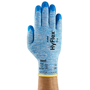 HYFLEX BLUE NITRILE GLOVE