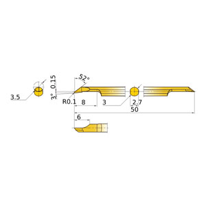 CR03RS-01B VP15TF PVD MICRO-MINI COPY BAR