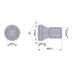 TS255 INSERT SCREW
