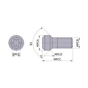 TS43 INSERT SCREW USED ON MANY TOOLS