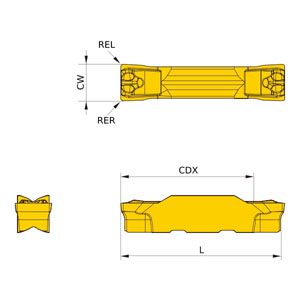 GY2G0239E020N-MF RT9010 HI POL UNCOAT GY INS