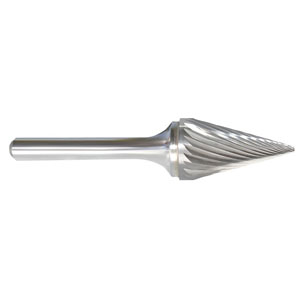 SM-41 1/8" SC CONE SHAPE CARBIDE BURR