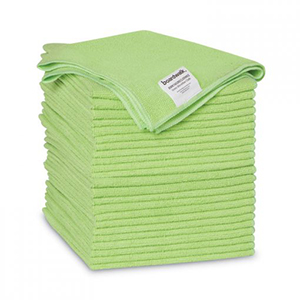 16x16 GRN MICROFIBER CLEAN CLOTH (24)