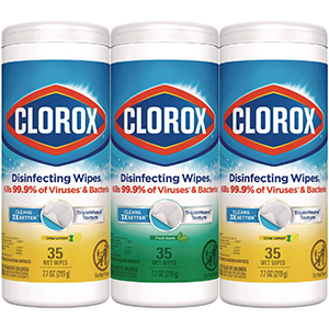 CLOROX DISINFECTING WIPE (3)