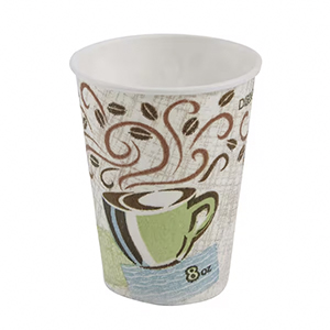 8OZ HOT PAPER CUP w/ POLY COAT