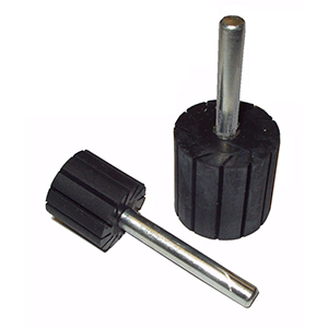 1-1/4x3/4x1/4 SLOTTED RUBBER DRUM