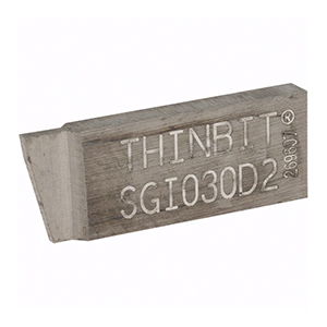 SGI030D2C .030W TiN GROOVE INSERT