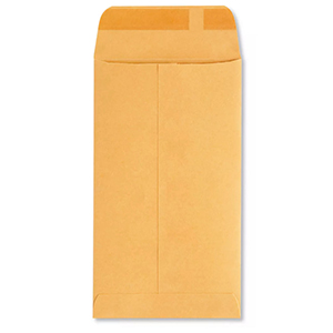 3-3/8x6 KRAFT COIN ENVELOPE (500)