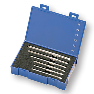#0 THRU #5 TAPER PIN REAMER SET