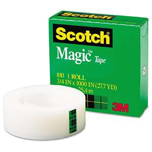 3M SCOTCH TAPE REFILL 3/4" x 1000" CLEAR