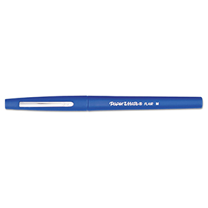 MED POINT BLUE FLAIR MARKER PENS (12/BOX)