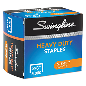 HEAVY DUTY S.F. 39 STEEL STAPLES (5,000/BOX)