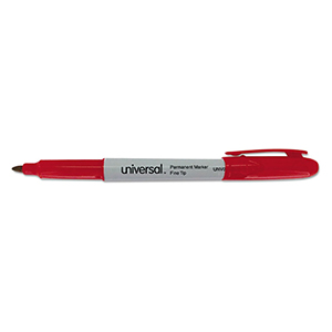 SHARPIE FINE TIP RED PERMANENT MARKERS