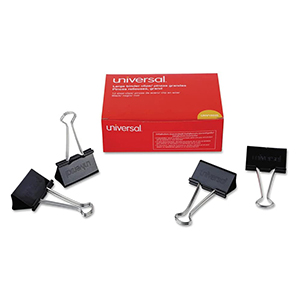 LARGE BINDER CLIPS (12/BOX))