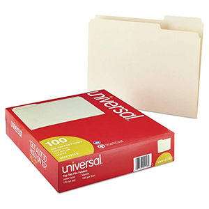 1-PLY TOP TAB MANILA FOLDER ASSORTMENT