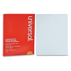 LETTER SIZE LAMININATING POUCHES (100/BOX)