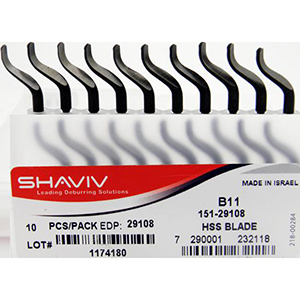 SHAVIV B11 HSS DEBURRING BLADE