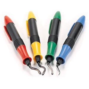 4PC HANDYKIT 4E HAND DEBURRING SET