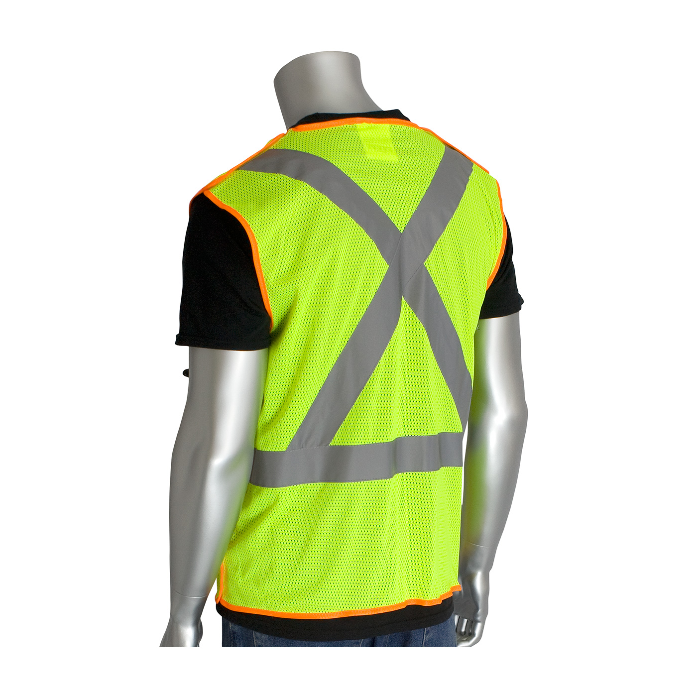 302-0210-LY 2XL HI-VIS LIME YEL SAFETY VEST