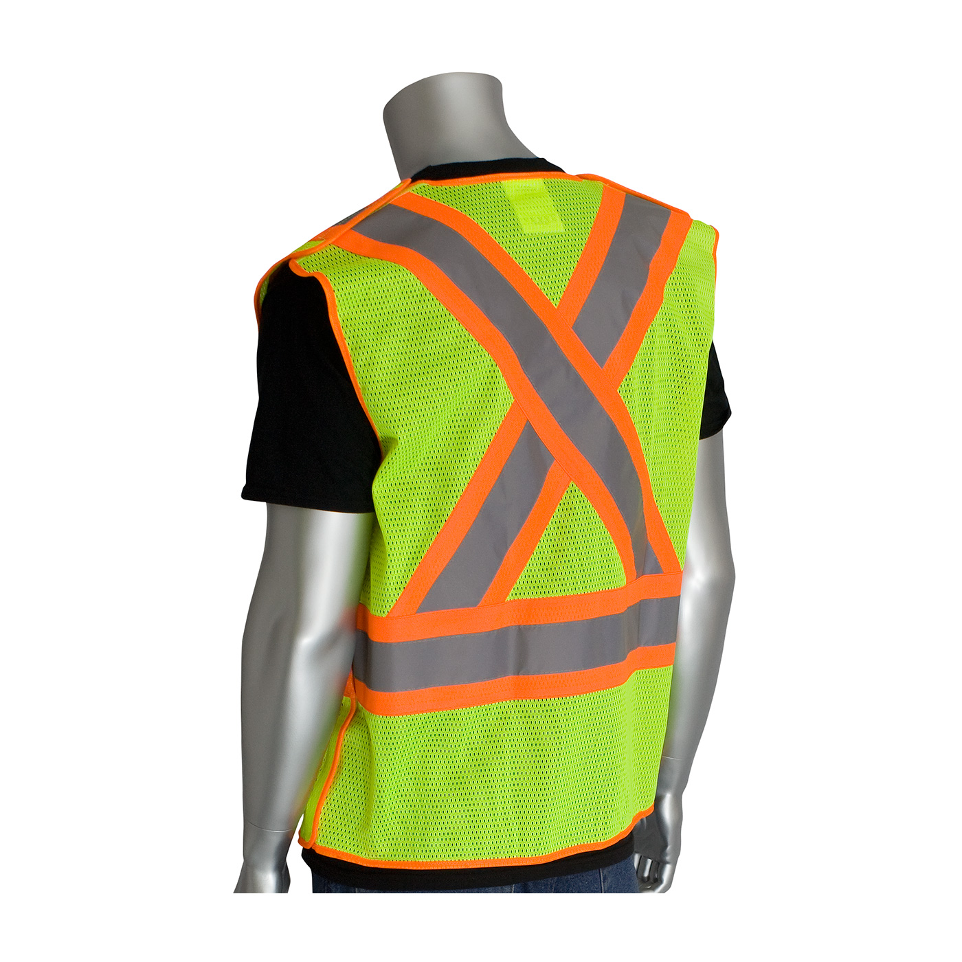 302-0211-LY 2XL HI-VIS LIME YEL SAFETY VEST