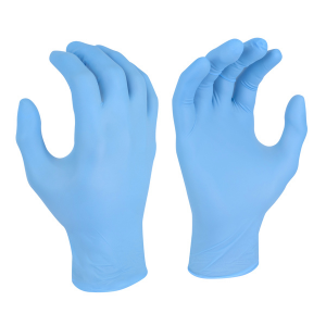 MD 5MIL BLUE PF NITRILE GLOVE (100)