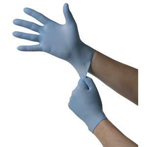 MD 4MIL BL NITRILE EXAM GLOVE (100)